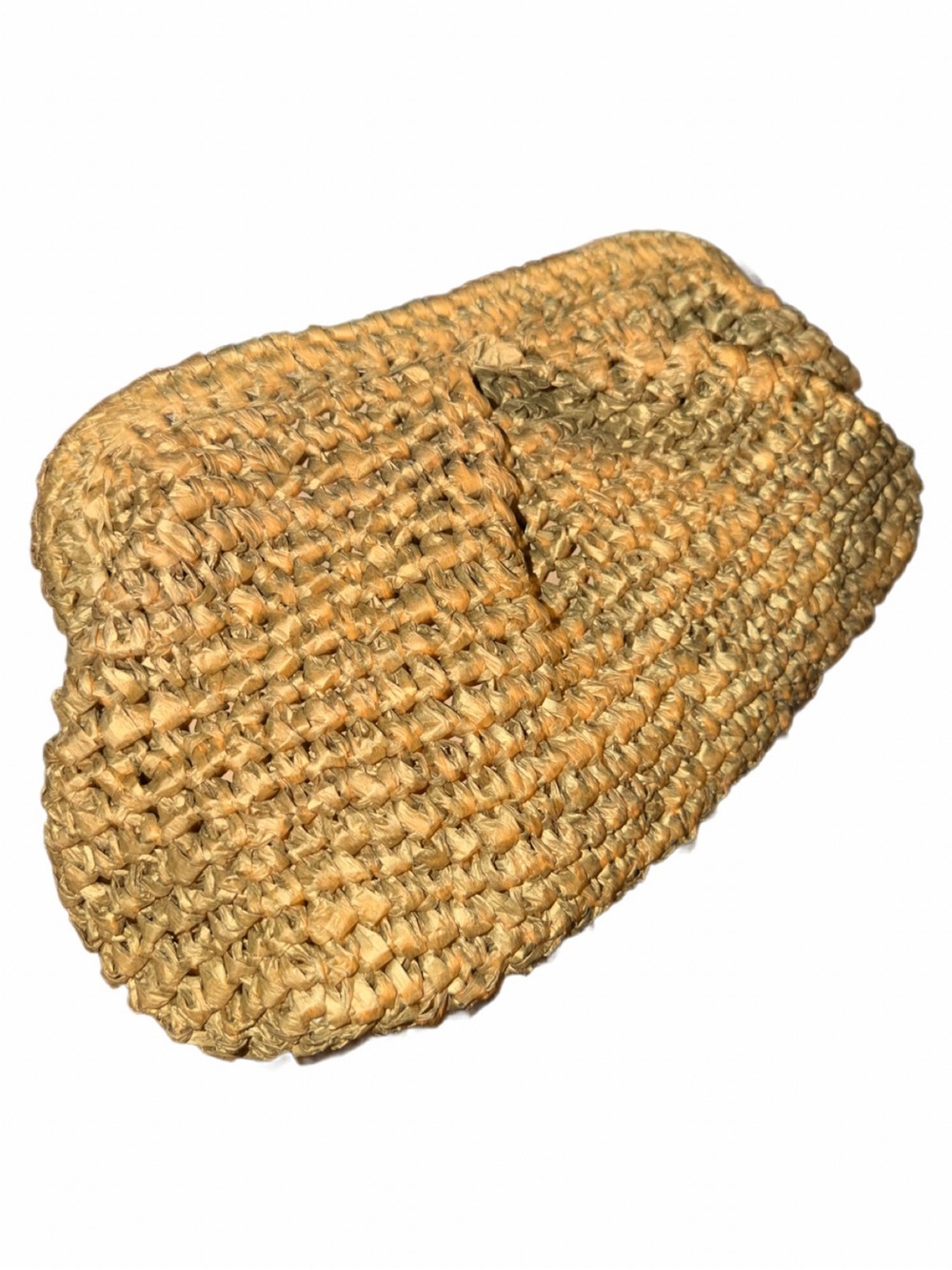NWOT SIIS Slouchy Raffia Large Clutch with easy closure , spacious-New photos❤️!